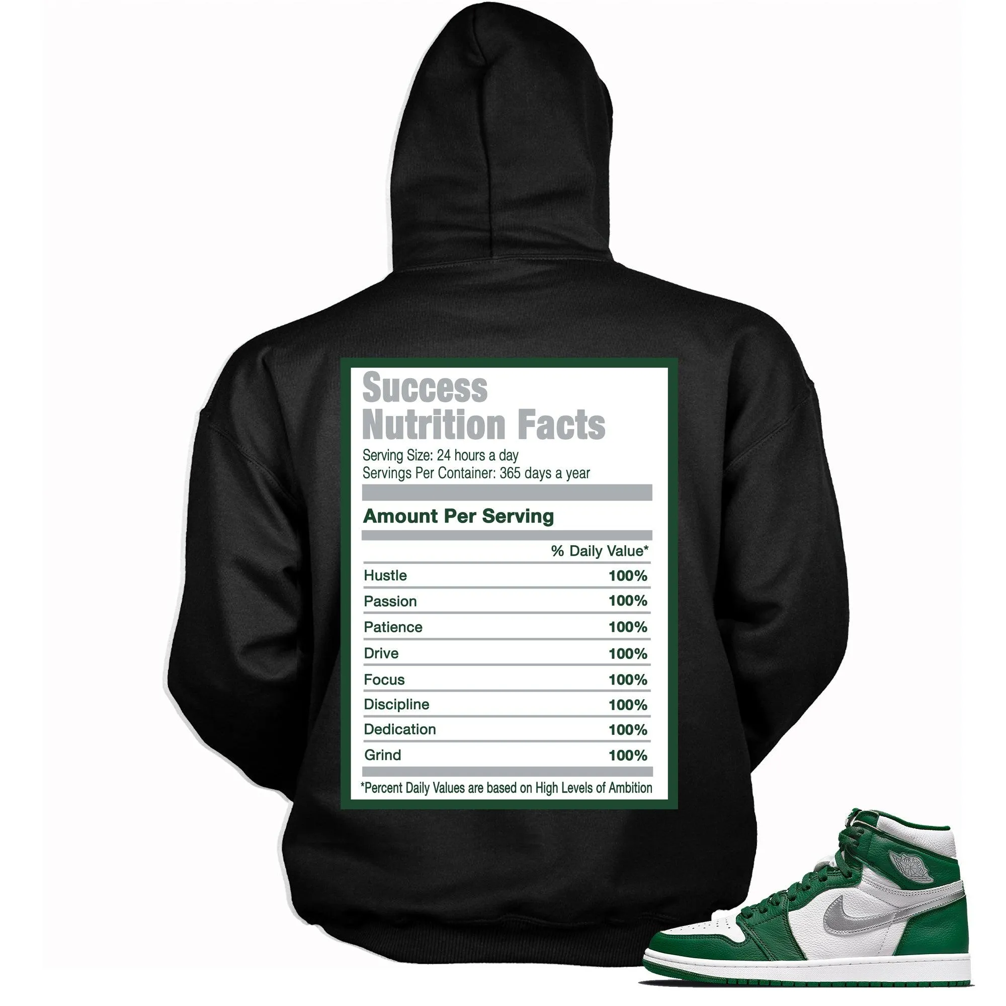 1 High Gorge Green Hoodie Success Nutrition