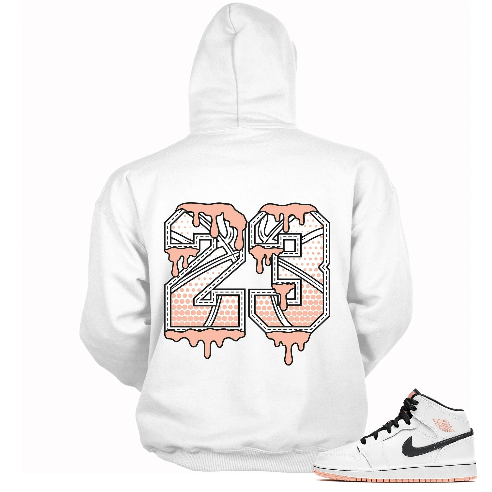 1 Mid Arctic Orange Hoodie 23 Ball