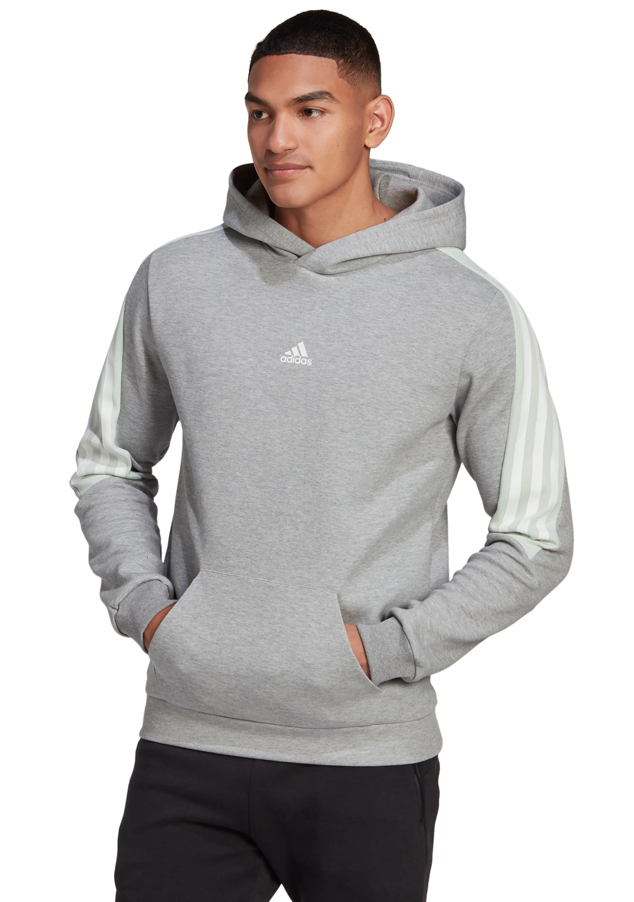 Adidas Mens Future Icons 3-Stripes Hoodie <br> HL1969