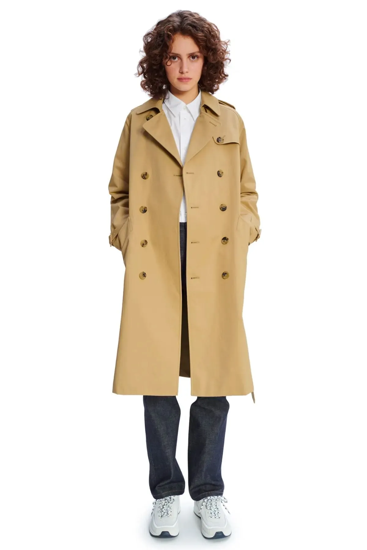 A.P.C. Greta Trench Coat - Beige