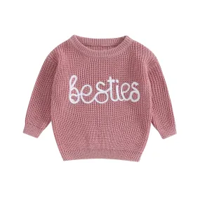 Baby (to 24M) Deluxe Girls Sweater - BESTIES