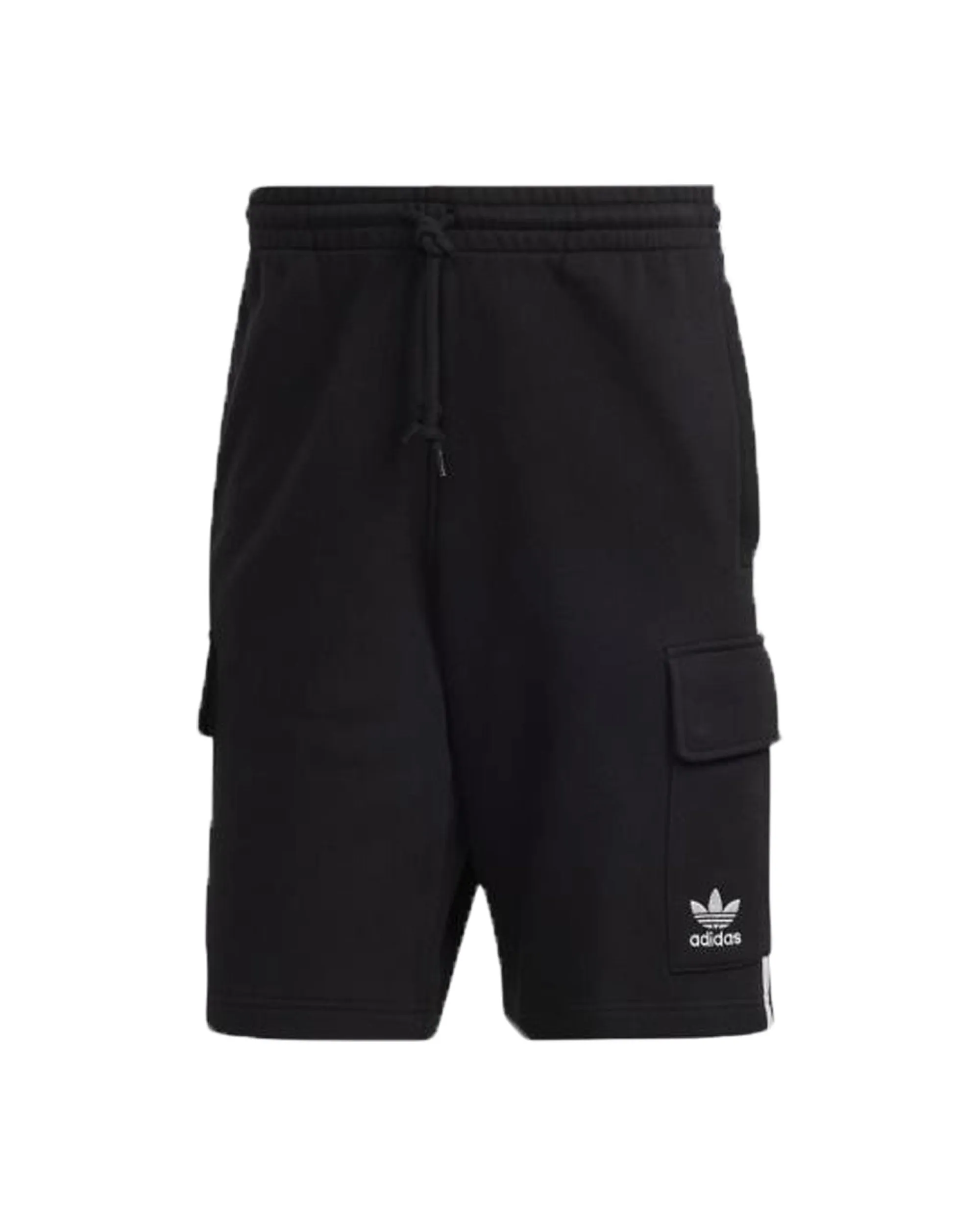 Bermuda Uomo Adidas Cargo 3 Stripe Black