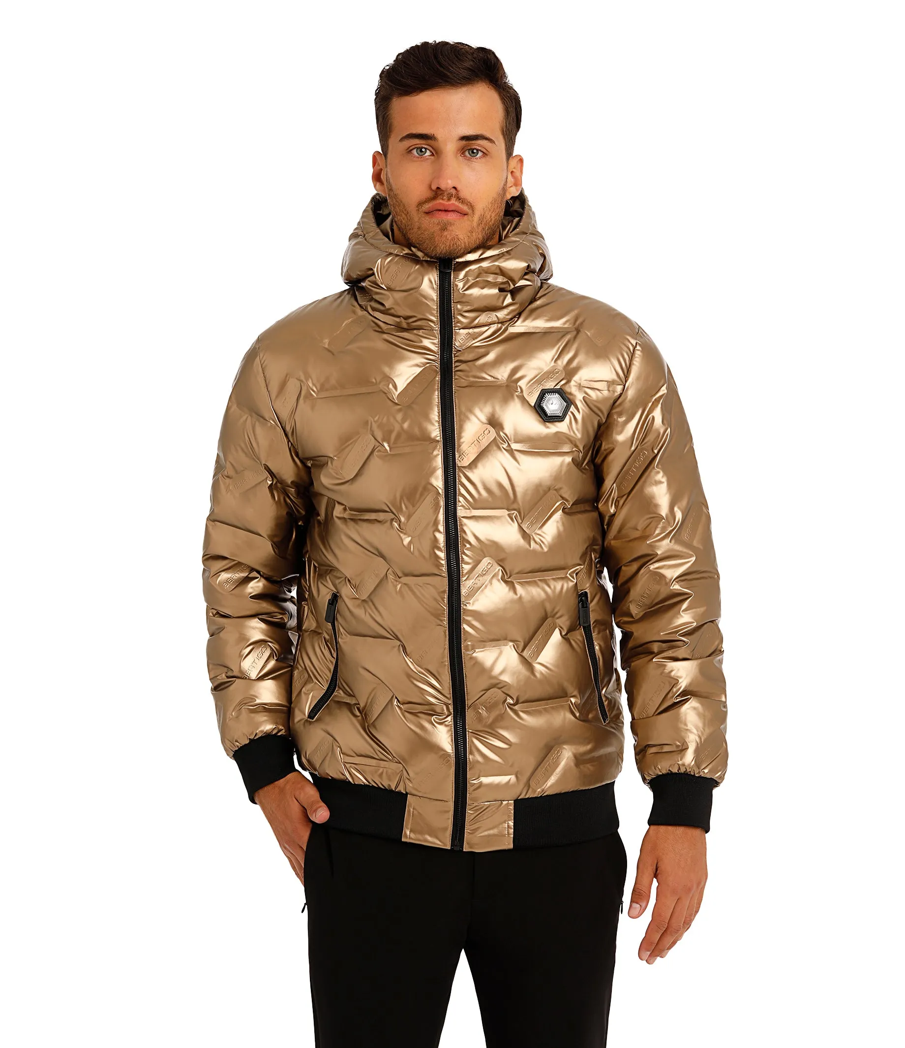 Bertigo Jacket | Wolf Bronze Down Filled Coat