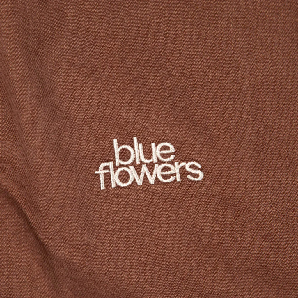 Blue Flowers - Sunshine Jacket - Brown