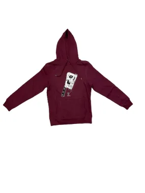 C1RCA Tear me Apart Hoodie MHO152 maroon