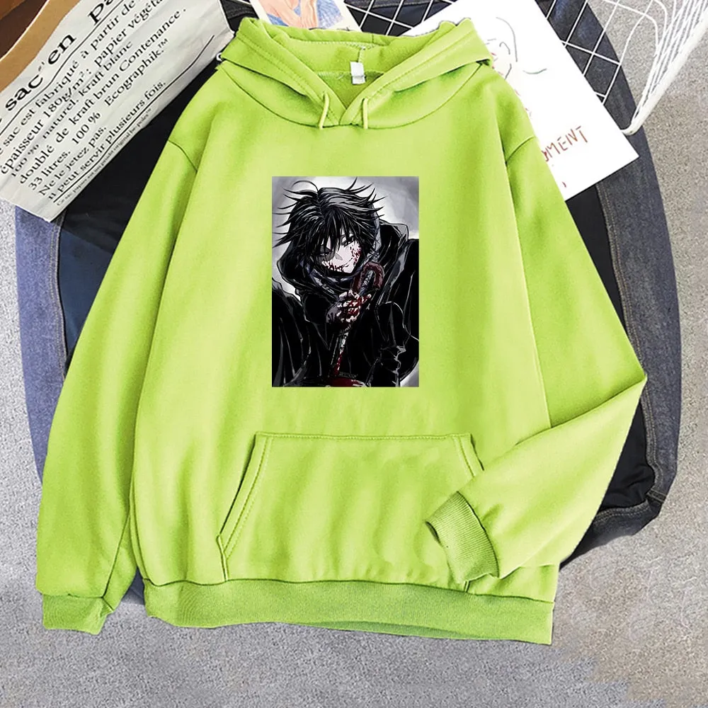 Casual Feitan Hunter X Hunter Sweatshirt  Anime Hoodie Female Pullover Oversize