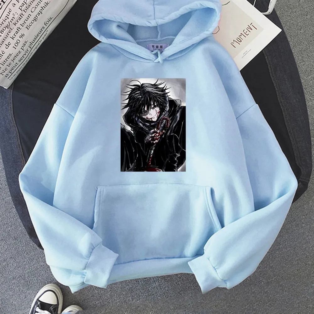 Casual Feitan Hunter X Hunter Sweatshirt  Anime Hoodie Female Pullover Oversize