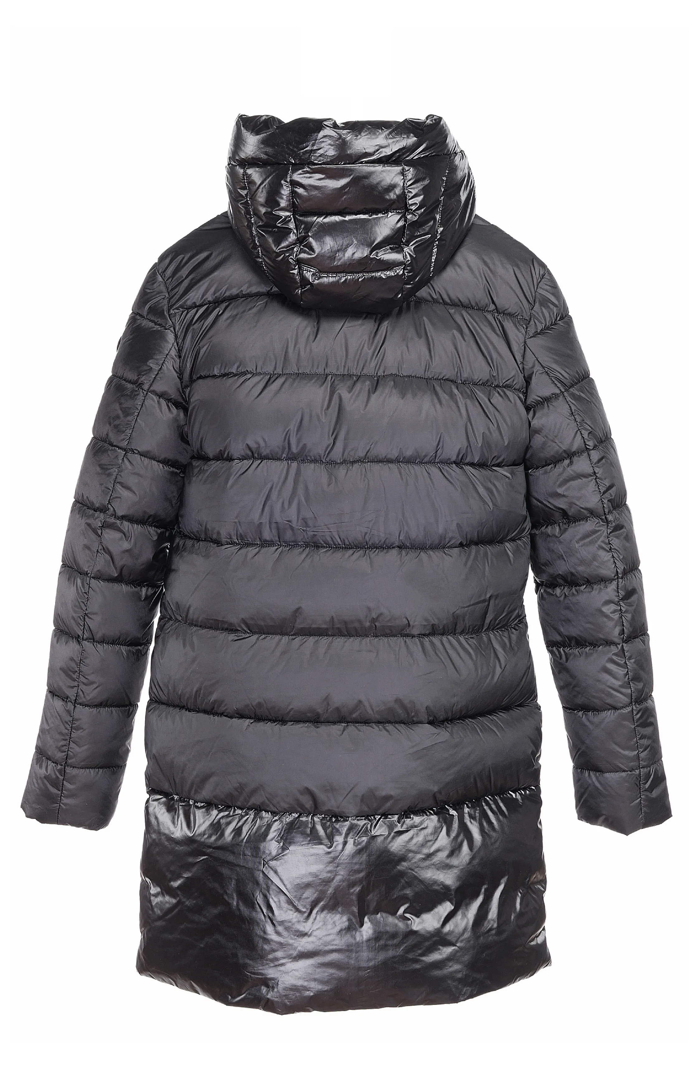 CHEPSTOW long black puffer jacket