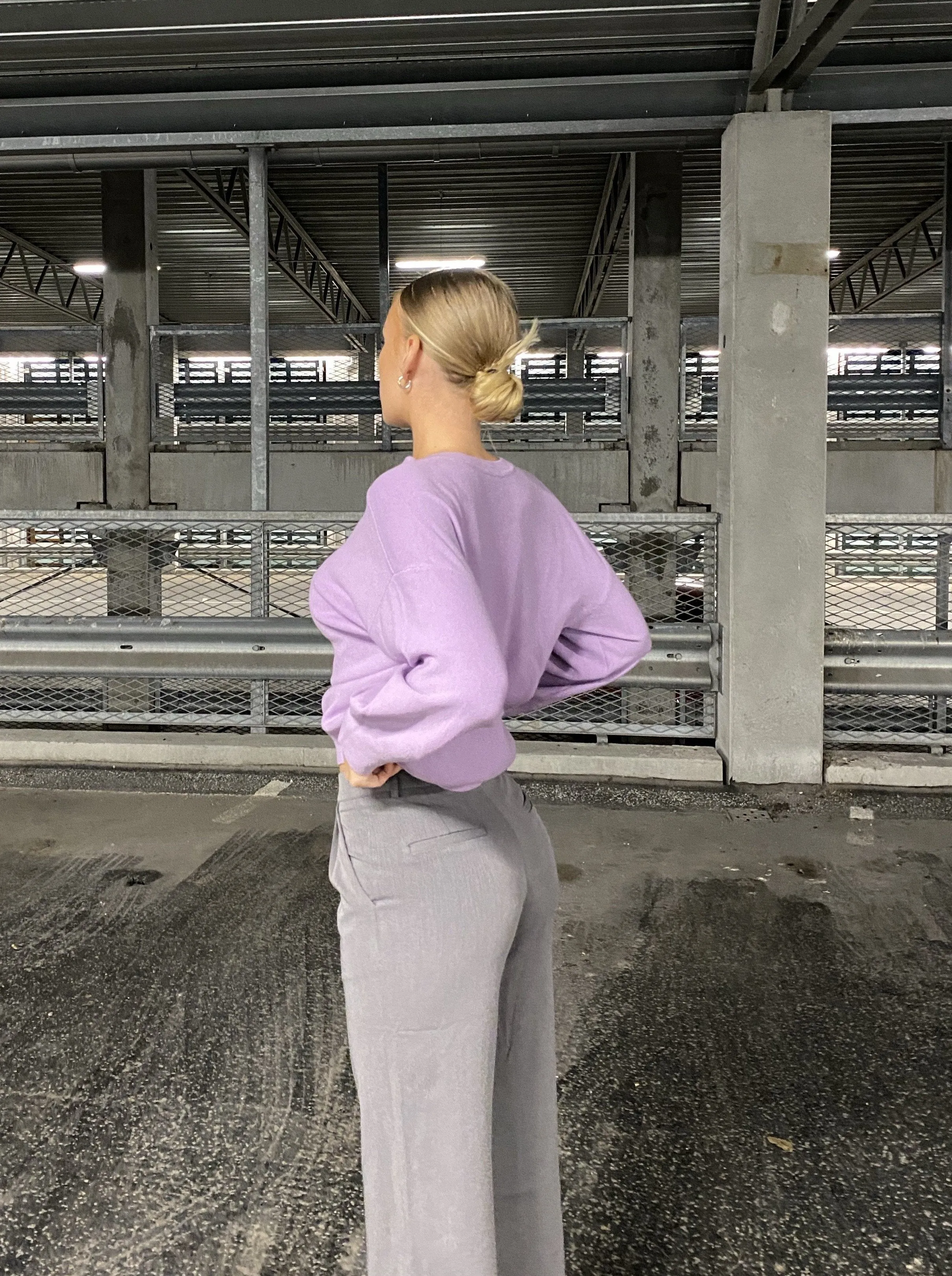 Cozy sweater - purple