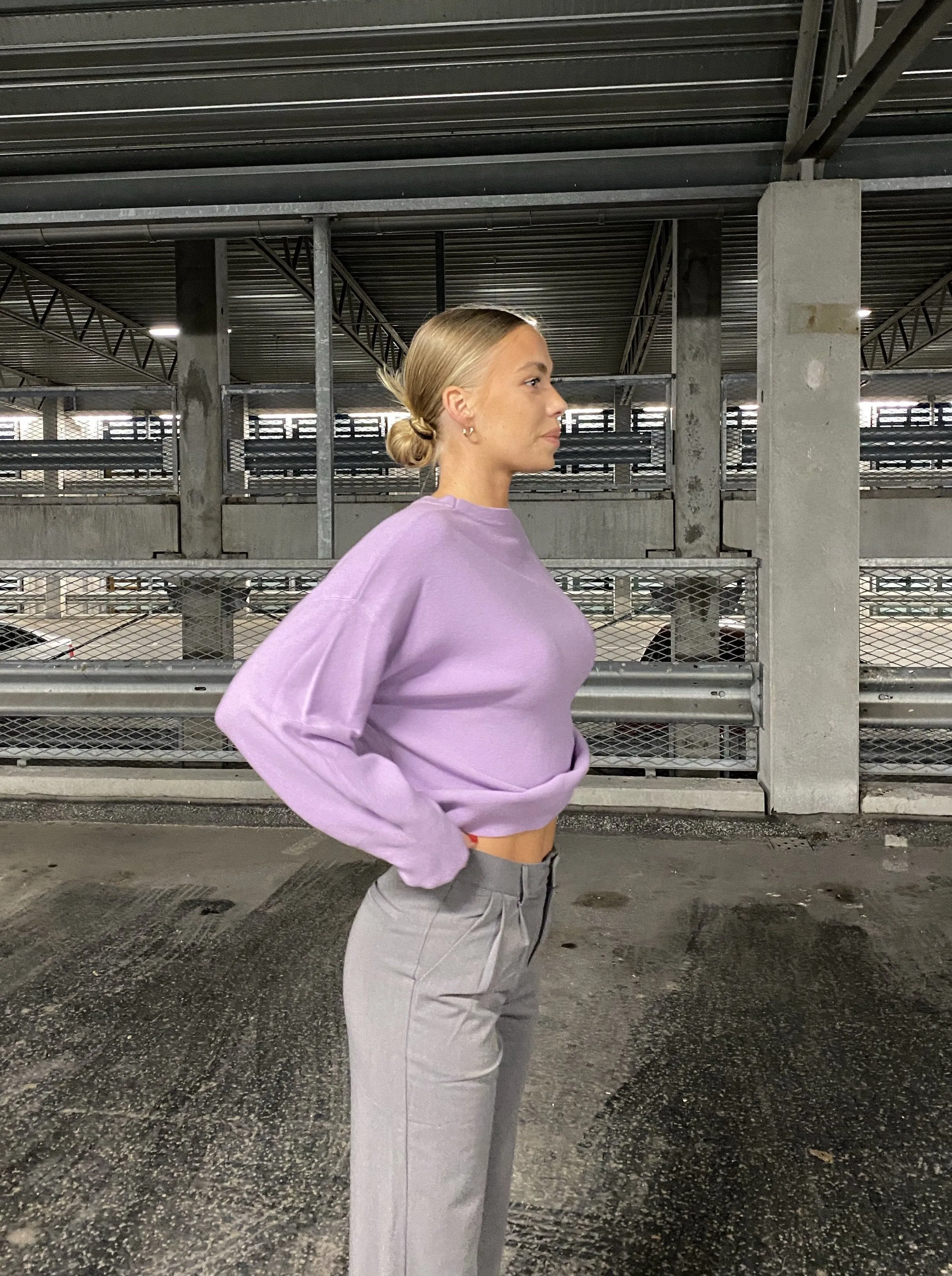 Cozy sweater - purple