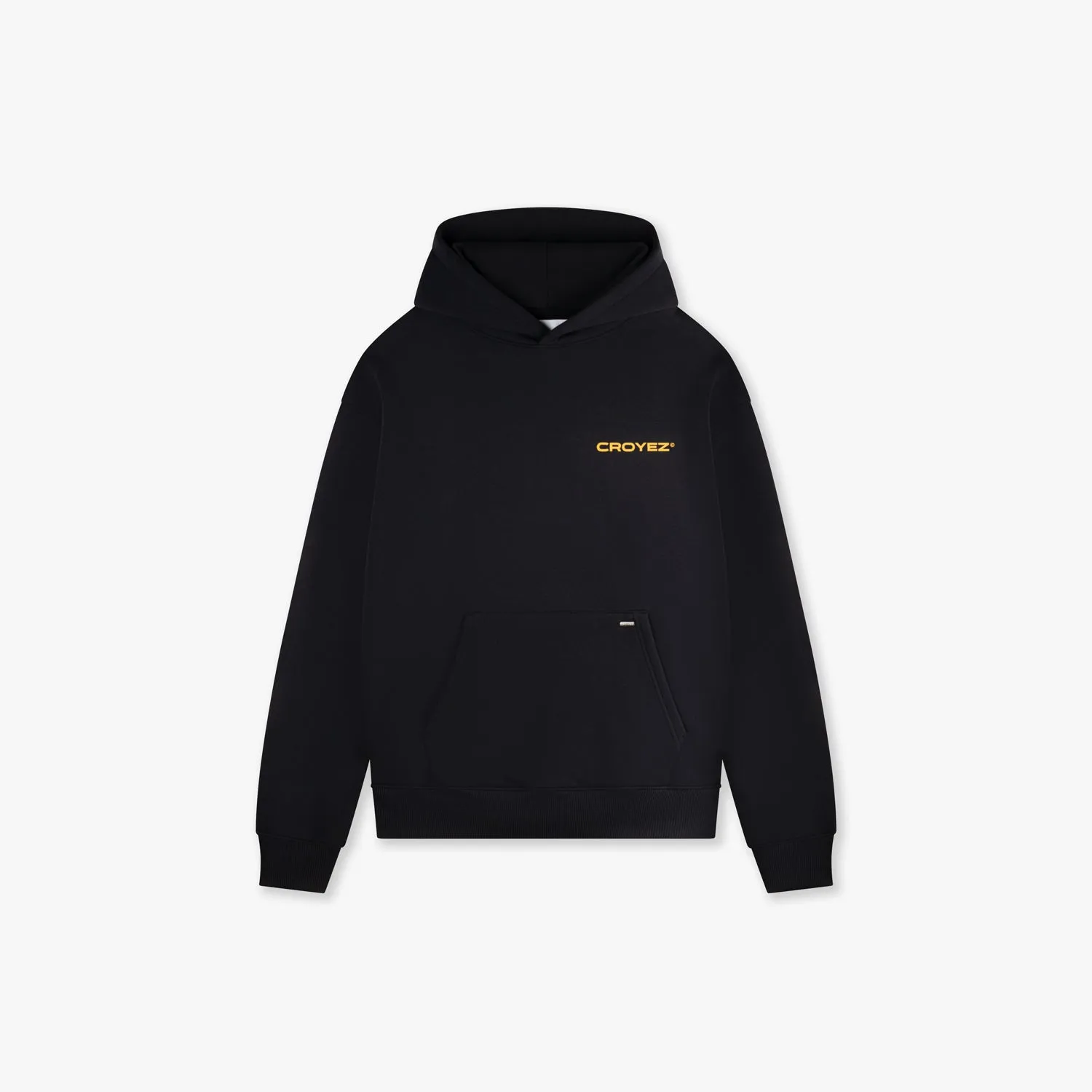 CROYEZ FAMILY OWNED BUSINESS HOODIE - BLACK/YELLOW