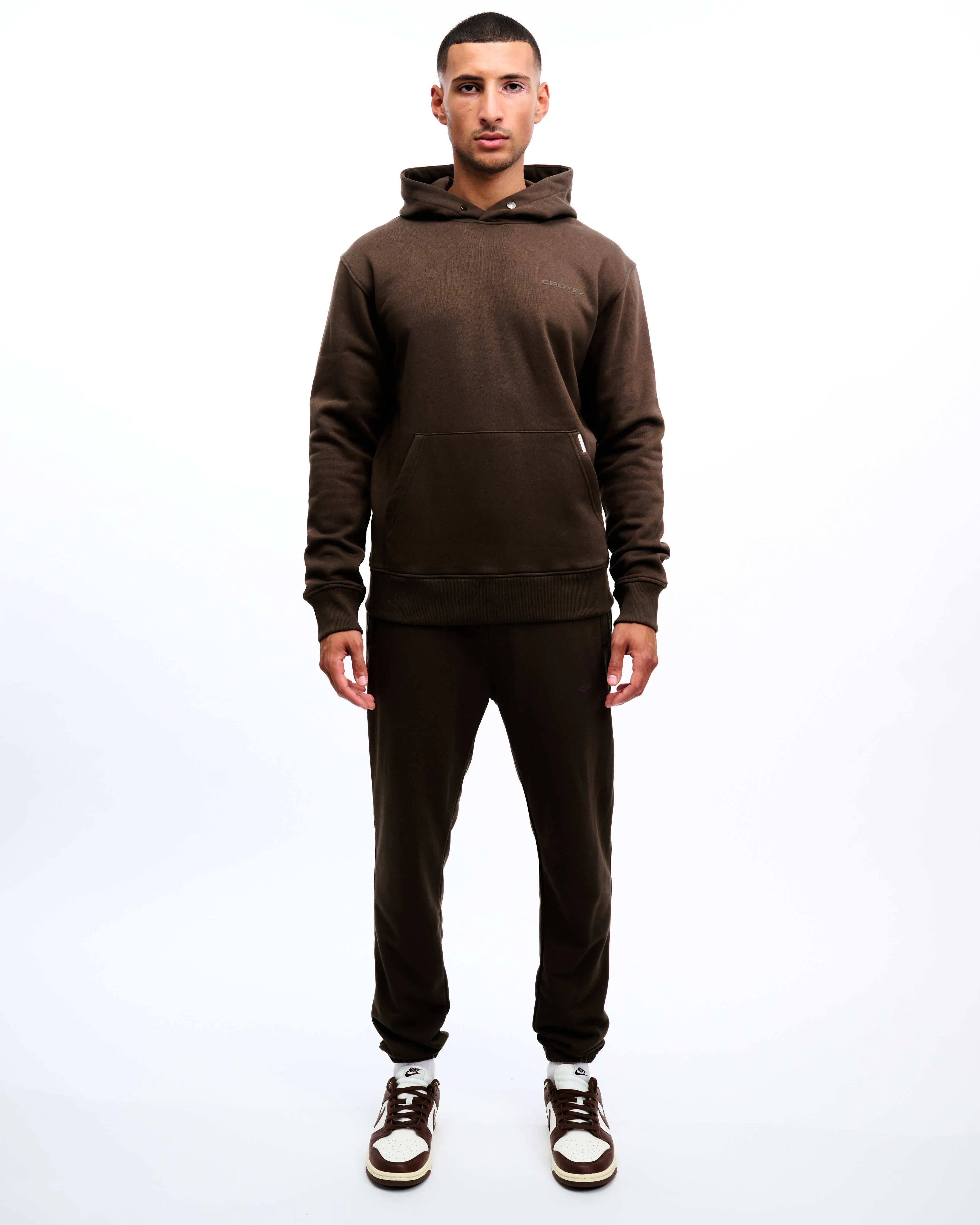 CROYEZ ORGANETTO TRACKPANTS - BROWN