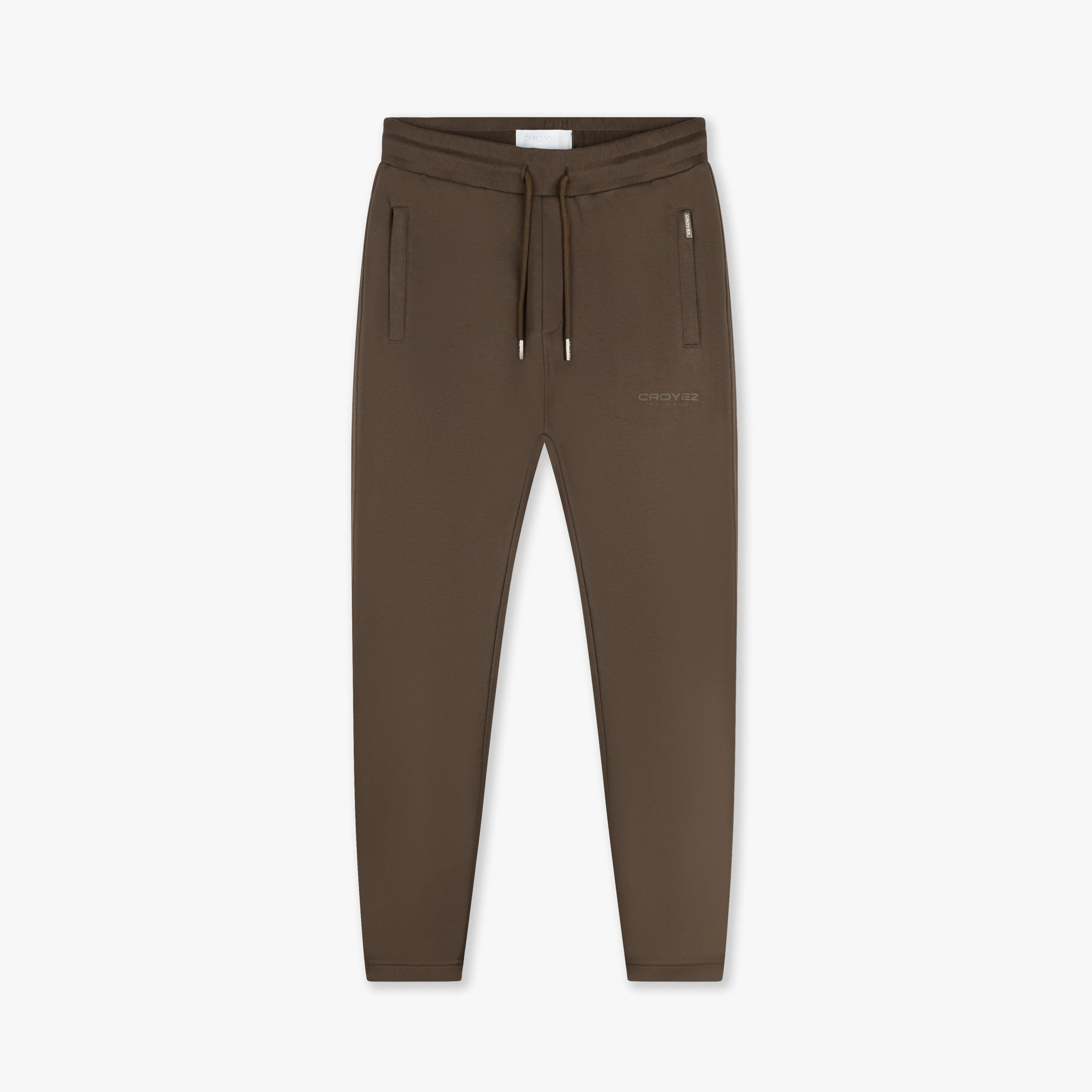 CROYEZ ORGANETTO TRACKPANTS - BROWN