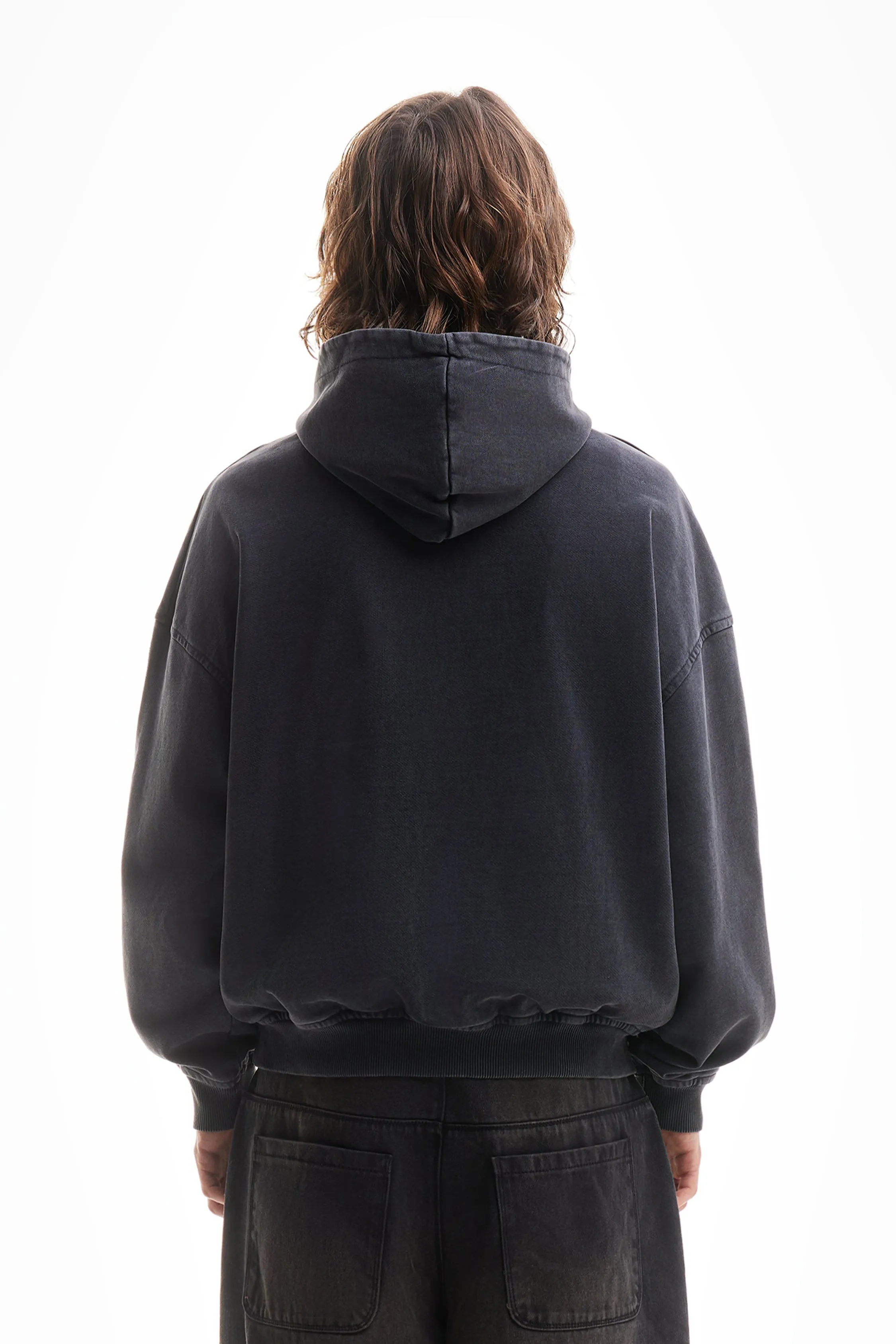 DEATH BLACK WASHED HOODIE