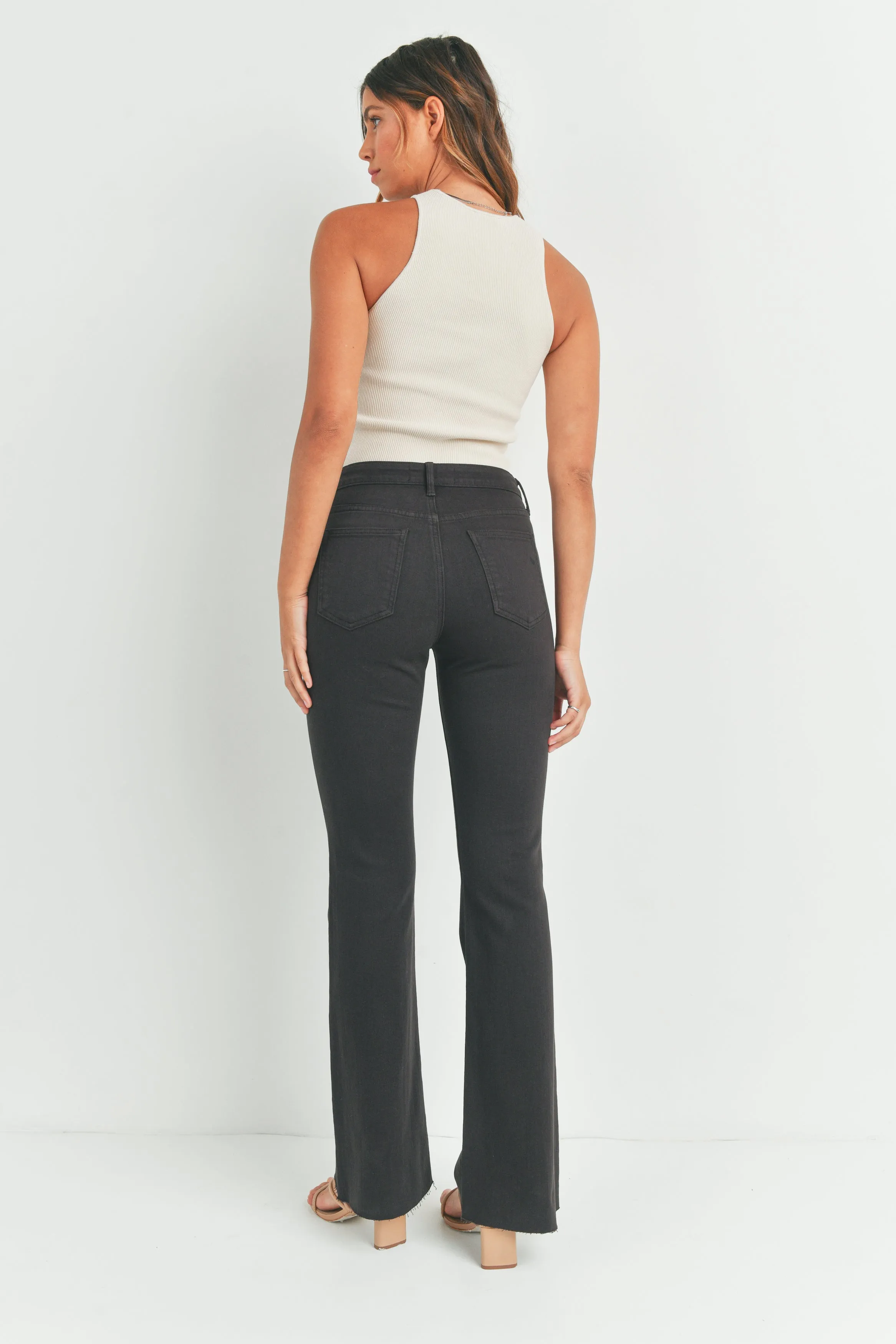 Demi Flare Jeans Dark Chocolate