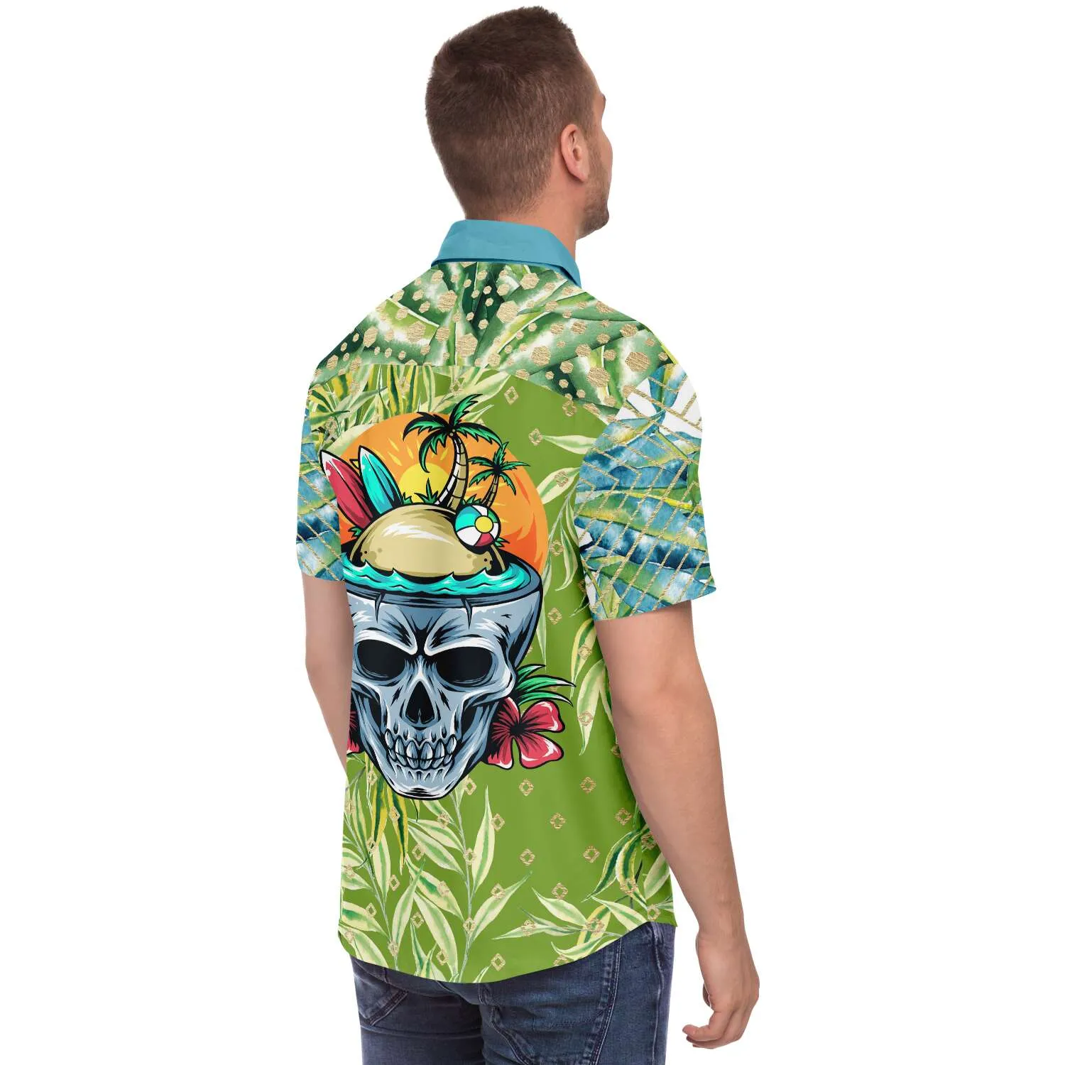 Devil's Bay Short Sleeve Button Down Shirt