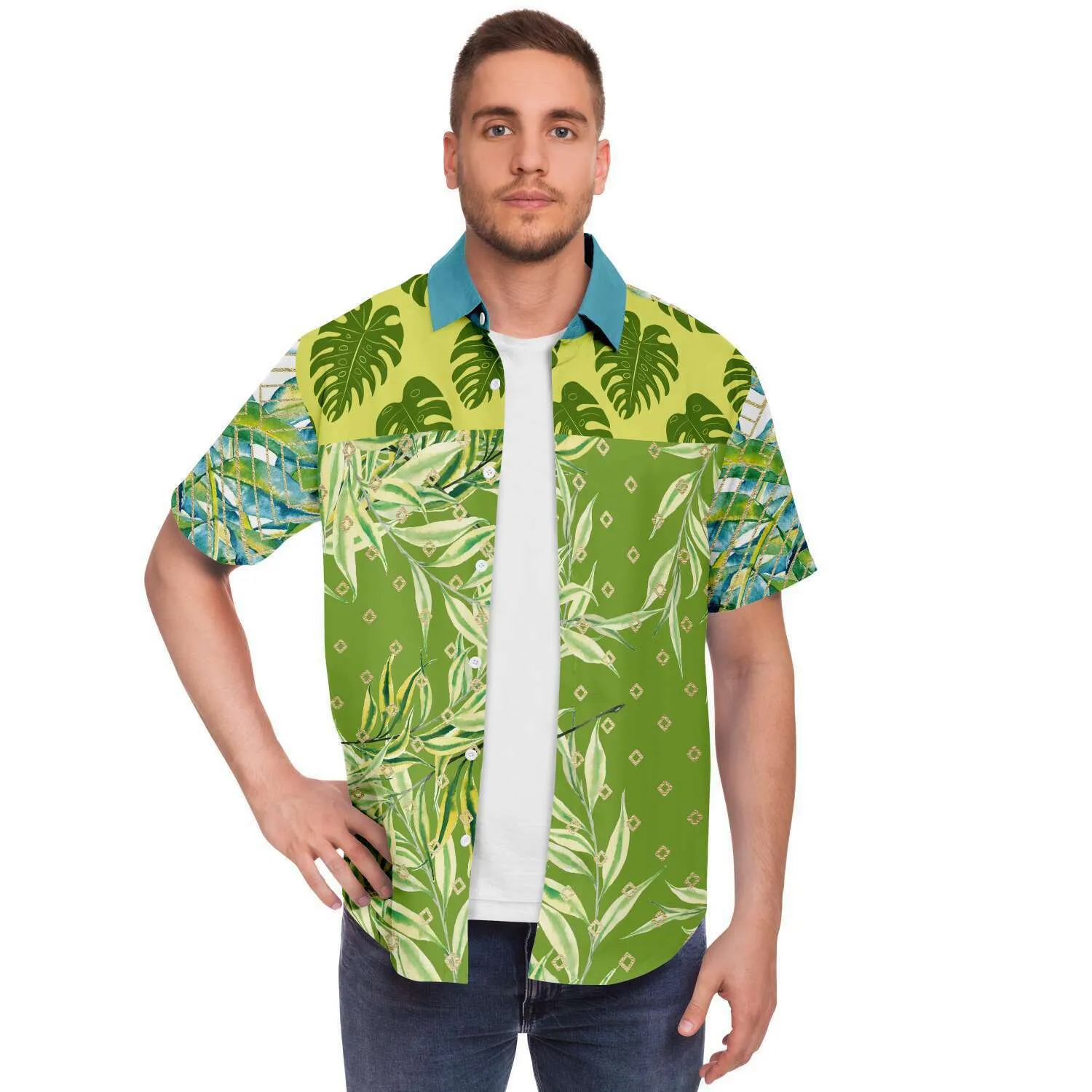 Devil's Bay Short Sleeve Button Down Shirt