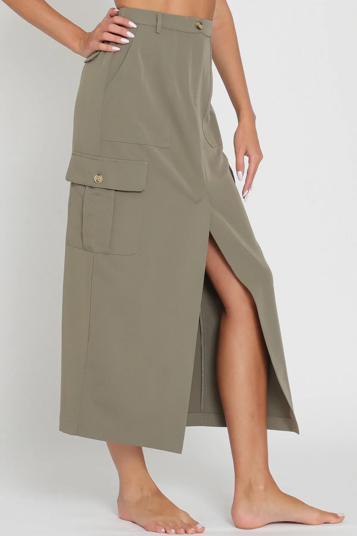 Dirty Martini Midi Pencil Skirt