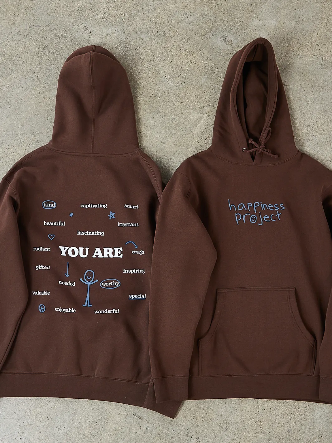 Encourage Hoodie - Brown