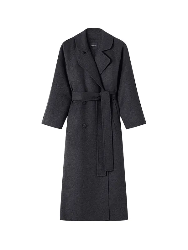 Evans Coat in Charcoal Melange