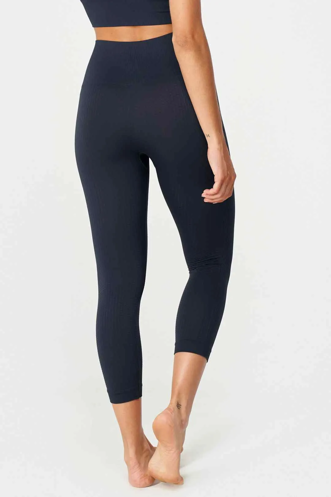 Flow Legging Capri en Navy