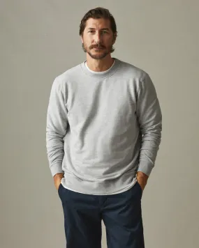 French Terry Crew Sweatshirt - Ash Heather