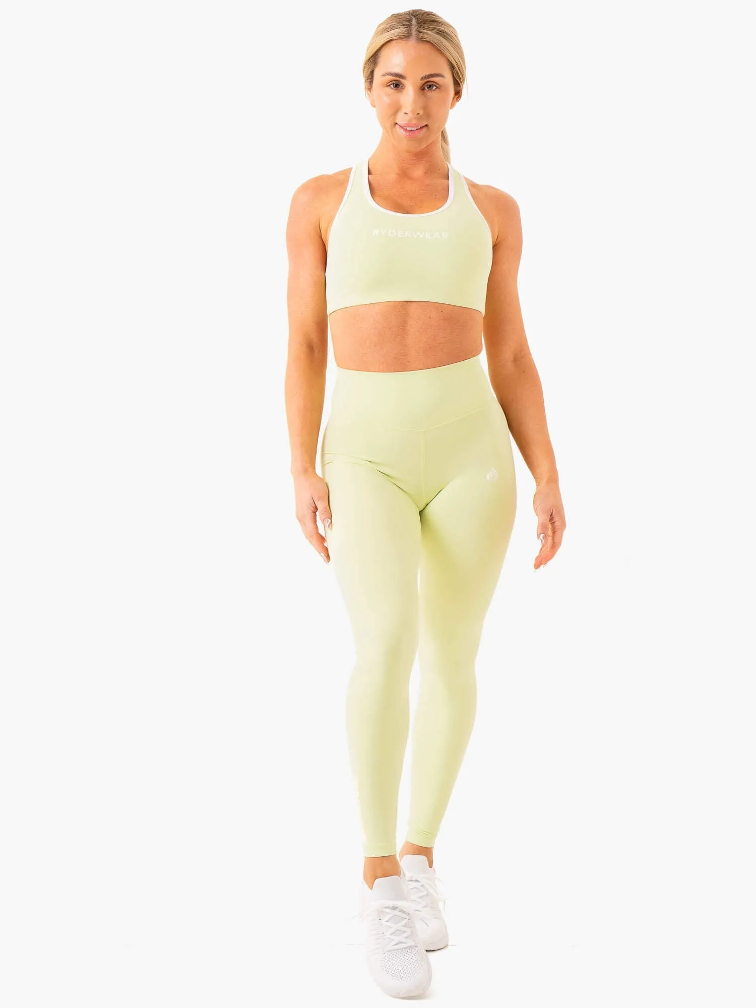 Frequency High Waisted Leggings - Mint