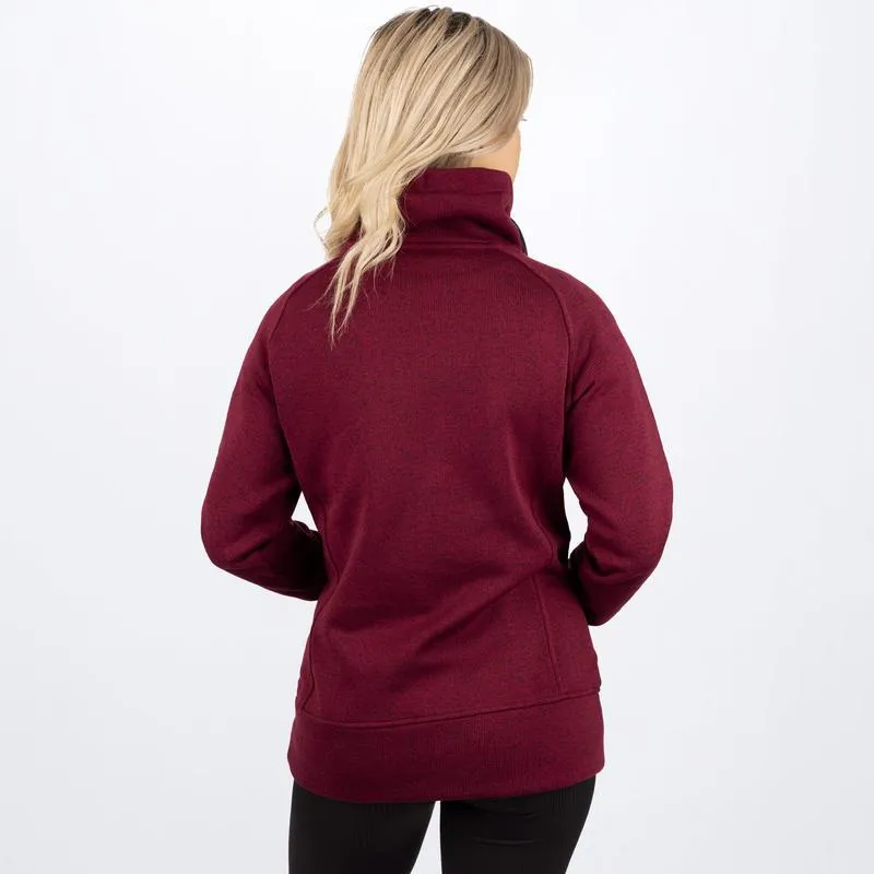 FXR Women's Ember Sweater Pullover Berry/Black