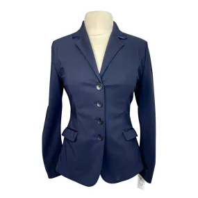 Grand Prix 'Saltare Premio' Show Coat in Navy w/Dark navy Piping - Women's IT 40/US 6