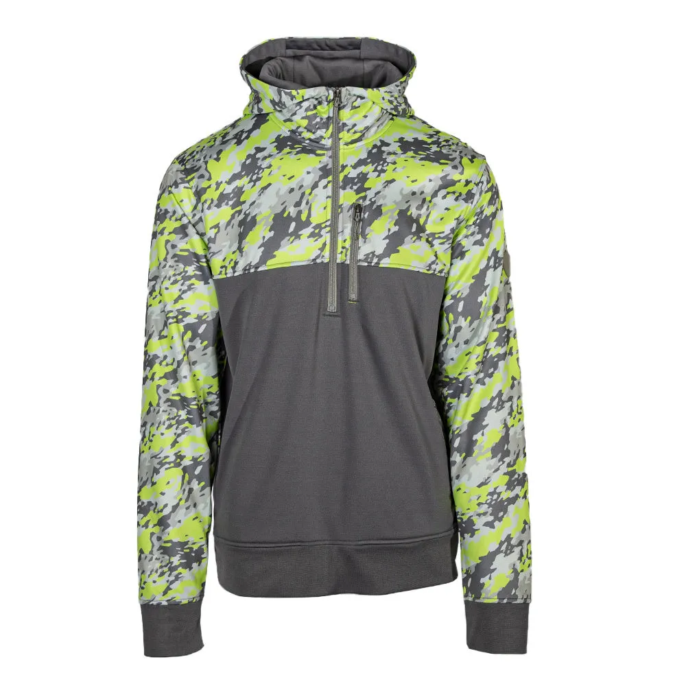 Half Zip Performance Hoodie | Geo Camo-Surge