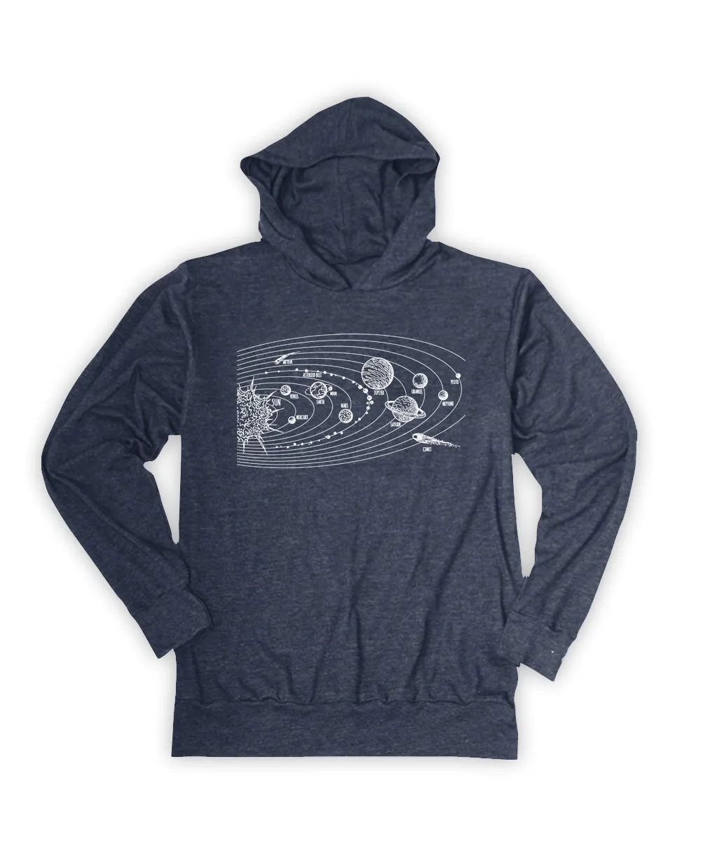 Heather Navy Solar System Hoodie