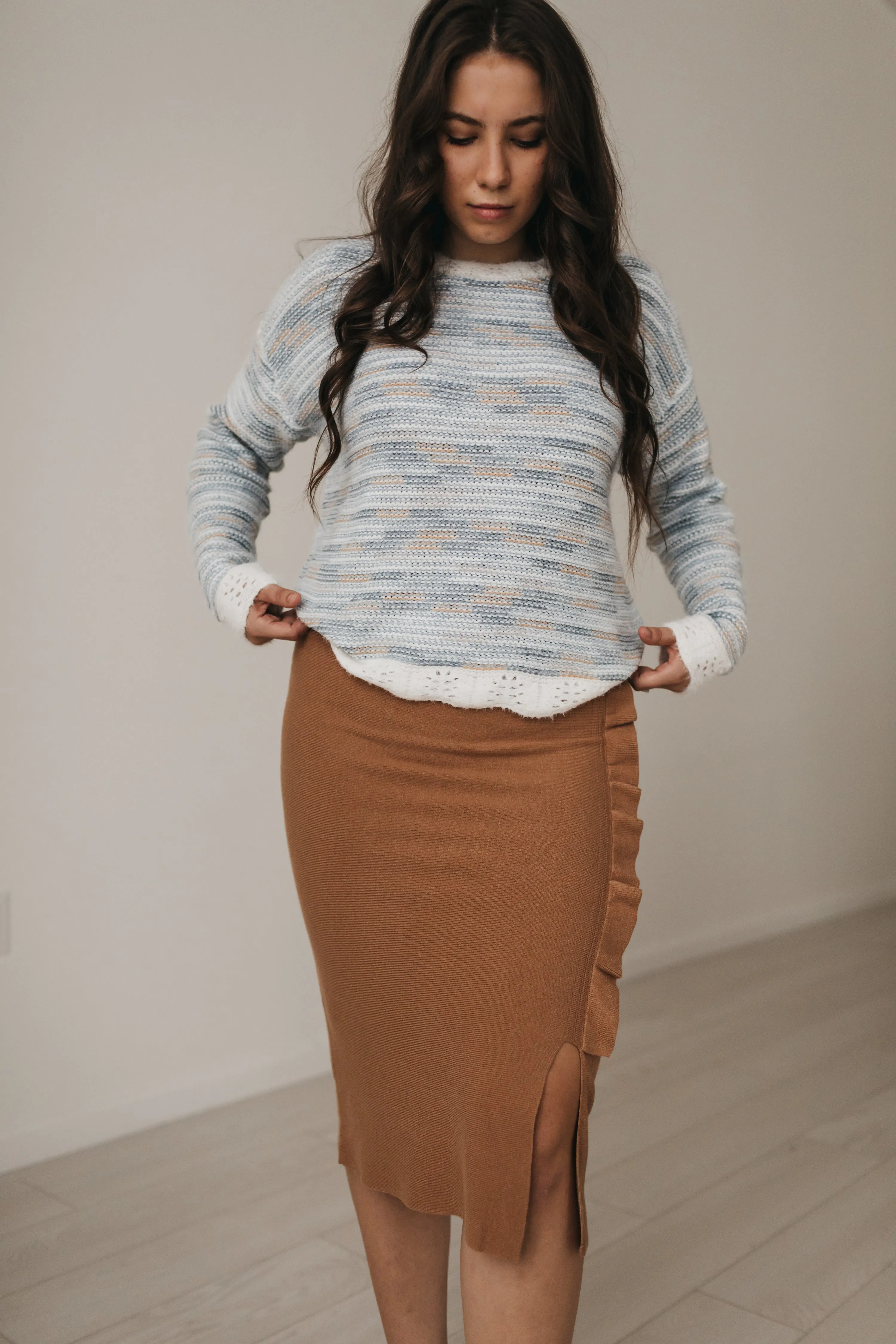 Jadore Scallop Sweater