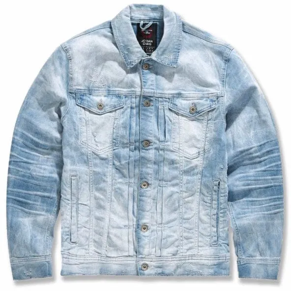 Jordan Craig Desperado Denim Trucker Jacket (Sea Storm) JJ351R