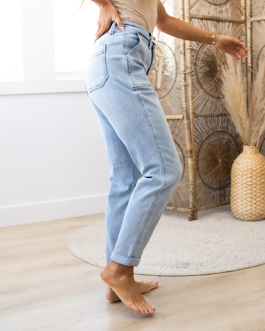 Judy Blue Jody Non Distressed Jogger Jeans