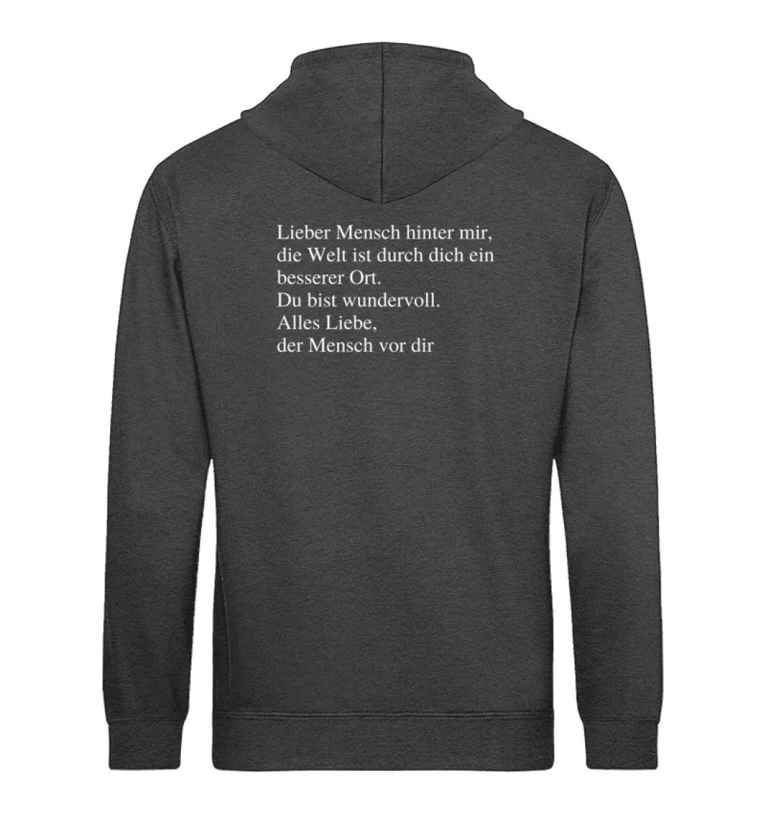 Lieber Mensch Bio Hoodie Unisex