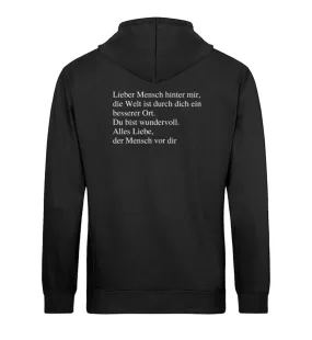 Lieber Mensch Bio Hoodie Unisex