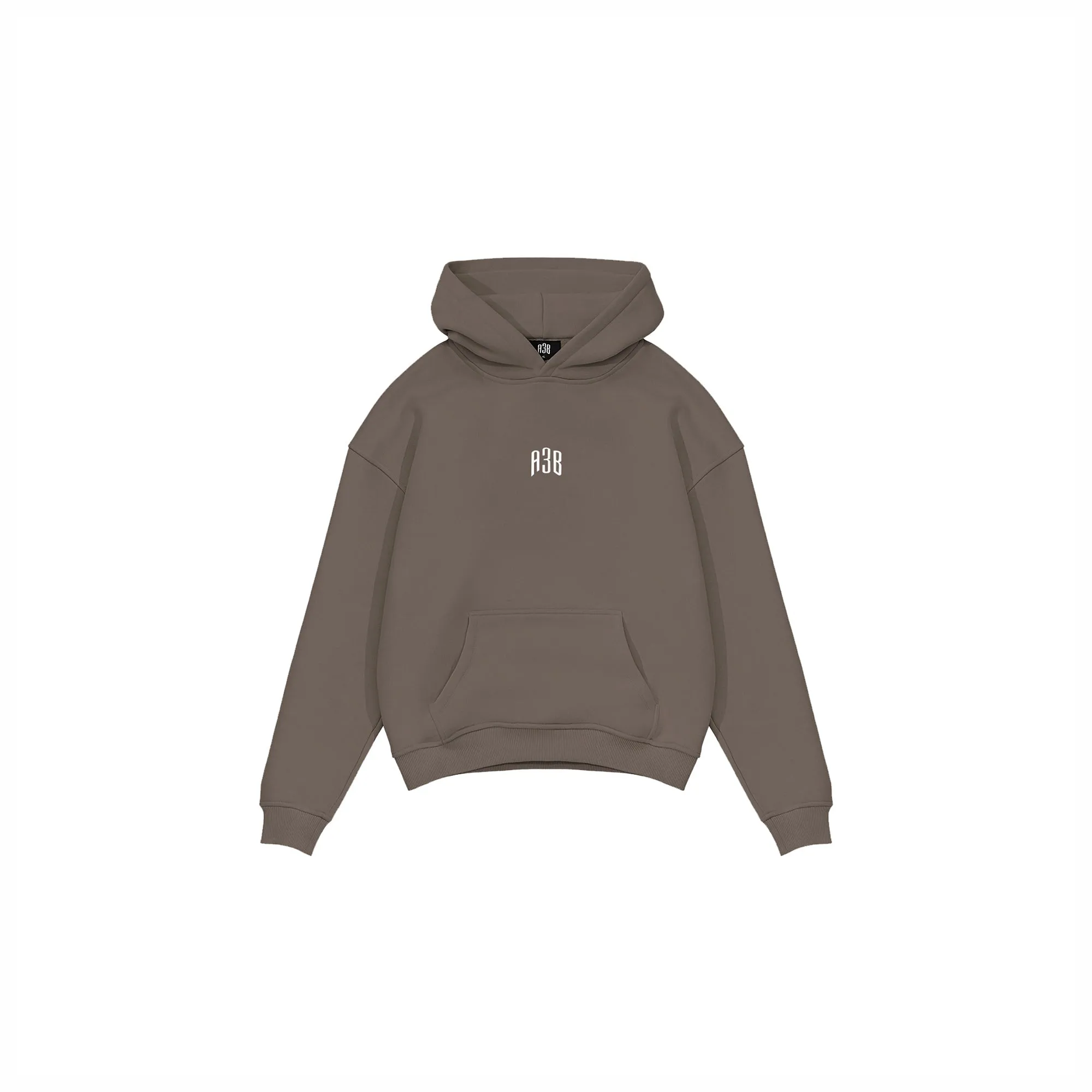 LOGO HOODIE - BROWN