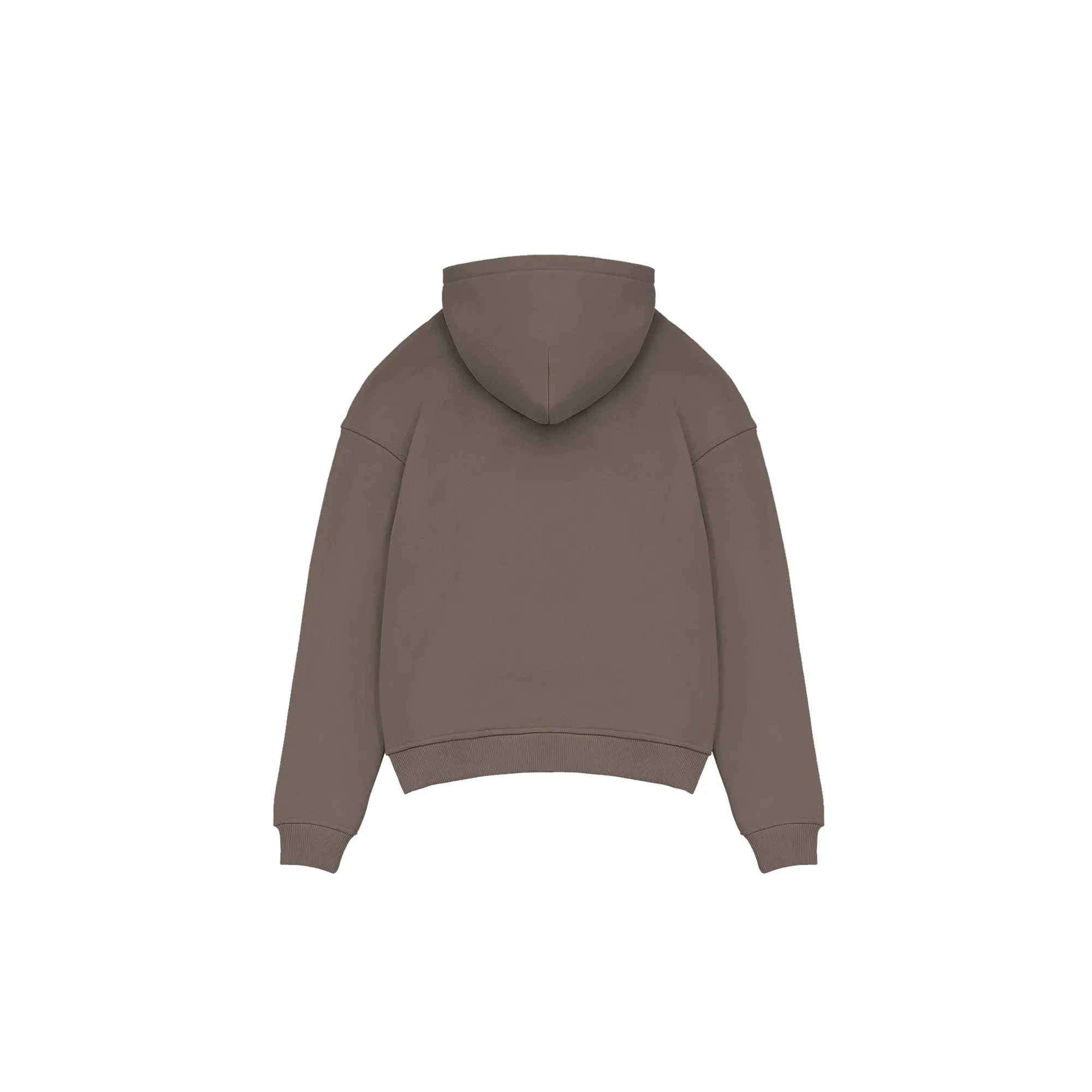 LOGO HOODIE - BROWN