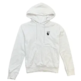 Men's Arrow Logo Hoodie White Size L