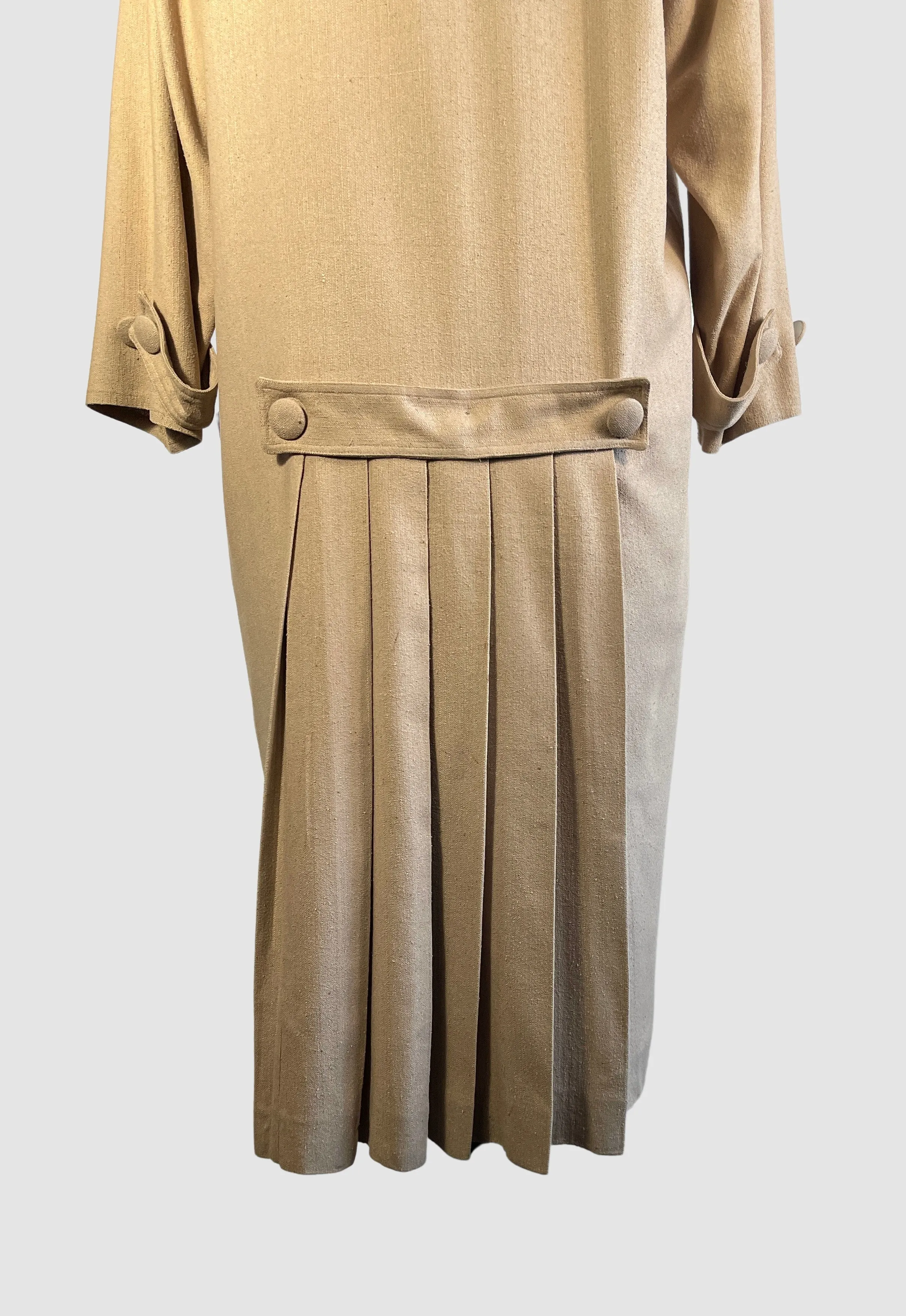 NATURELLE George Georgiou 80s Raw Silk Oversized Duster