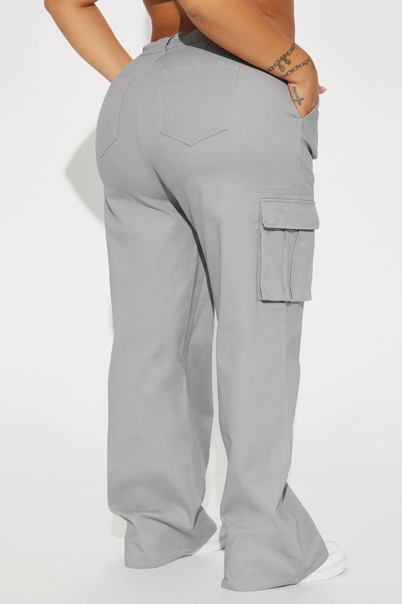 Out For The Day Cargo Pant - Grey