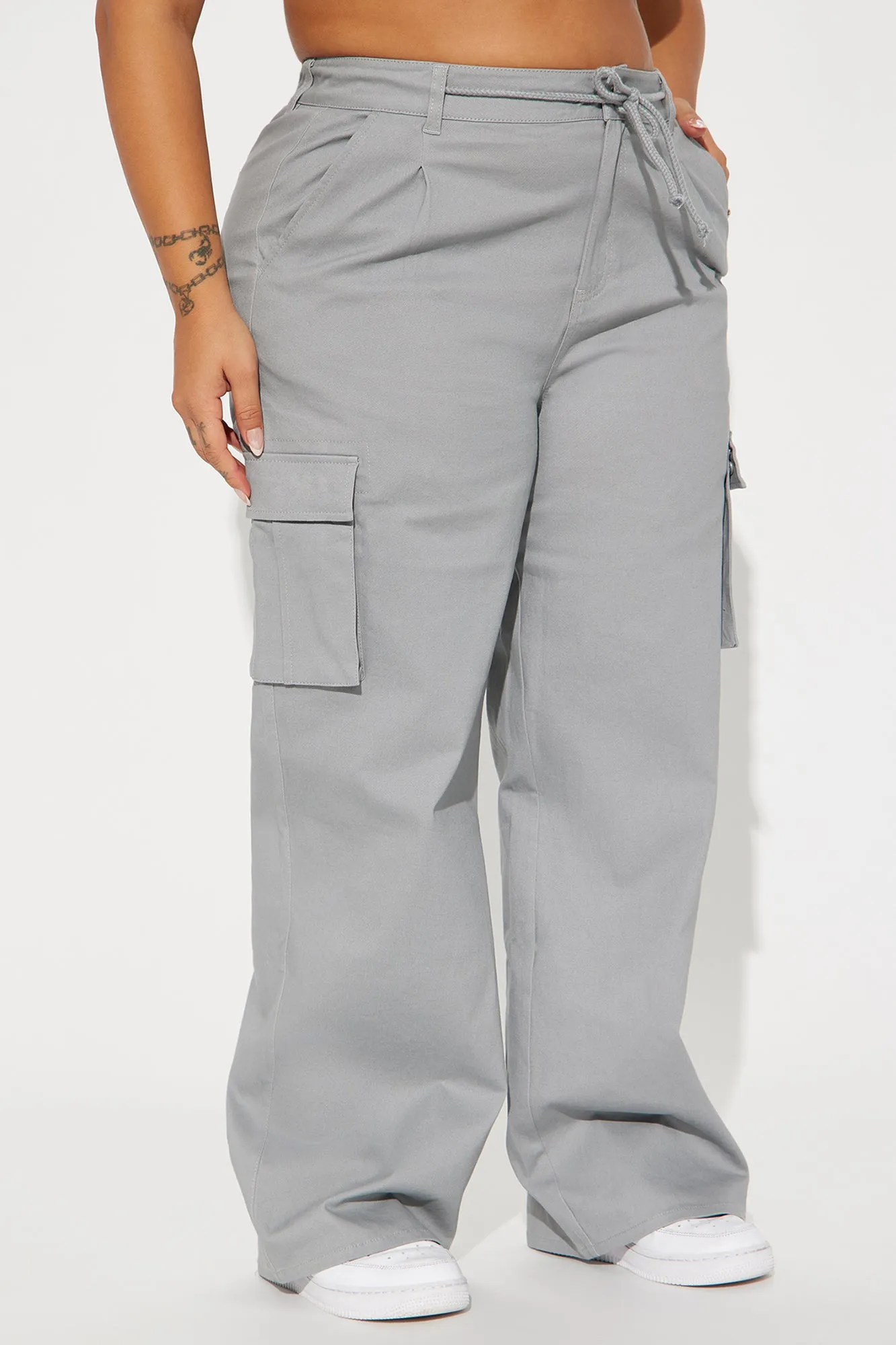 Out For The Day Cargo Pant - Grey