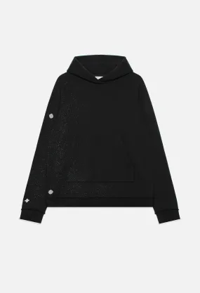 Oversized Raglan Hoodie / Doha Black