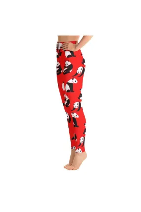 Panda Passion Yoga Leggings