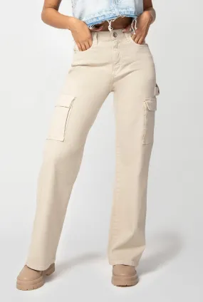 PANTALÓN WIDE LEG TIPO CARGO DAMA ARENA RF 709