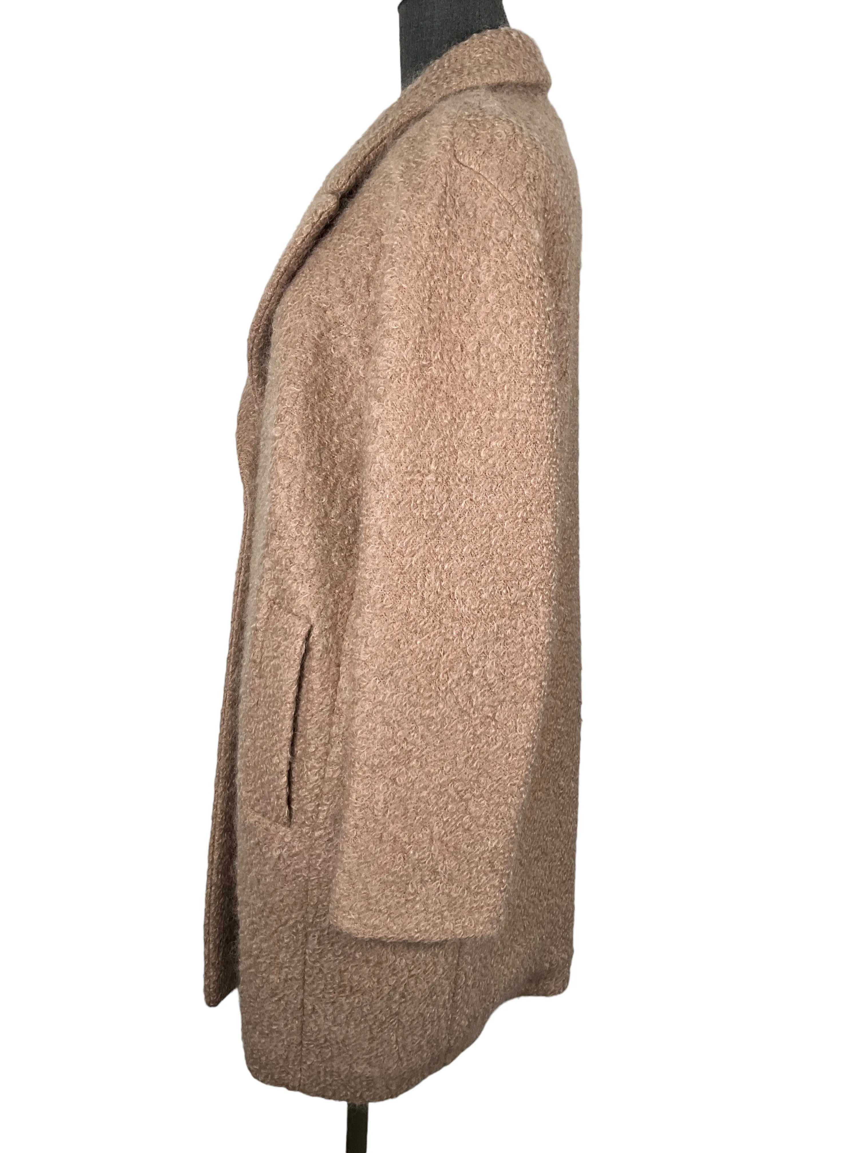 Peserico Camel Mohair Coat Size S