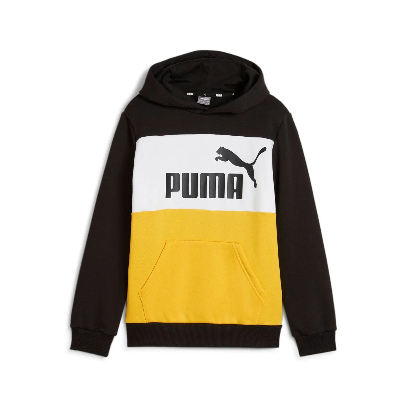 Puma boys' hoodie Block 849081-67 yellow-black