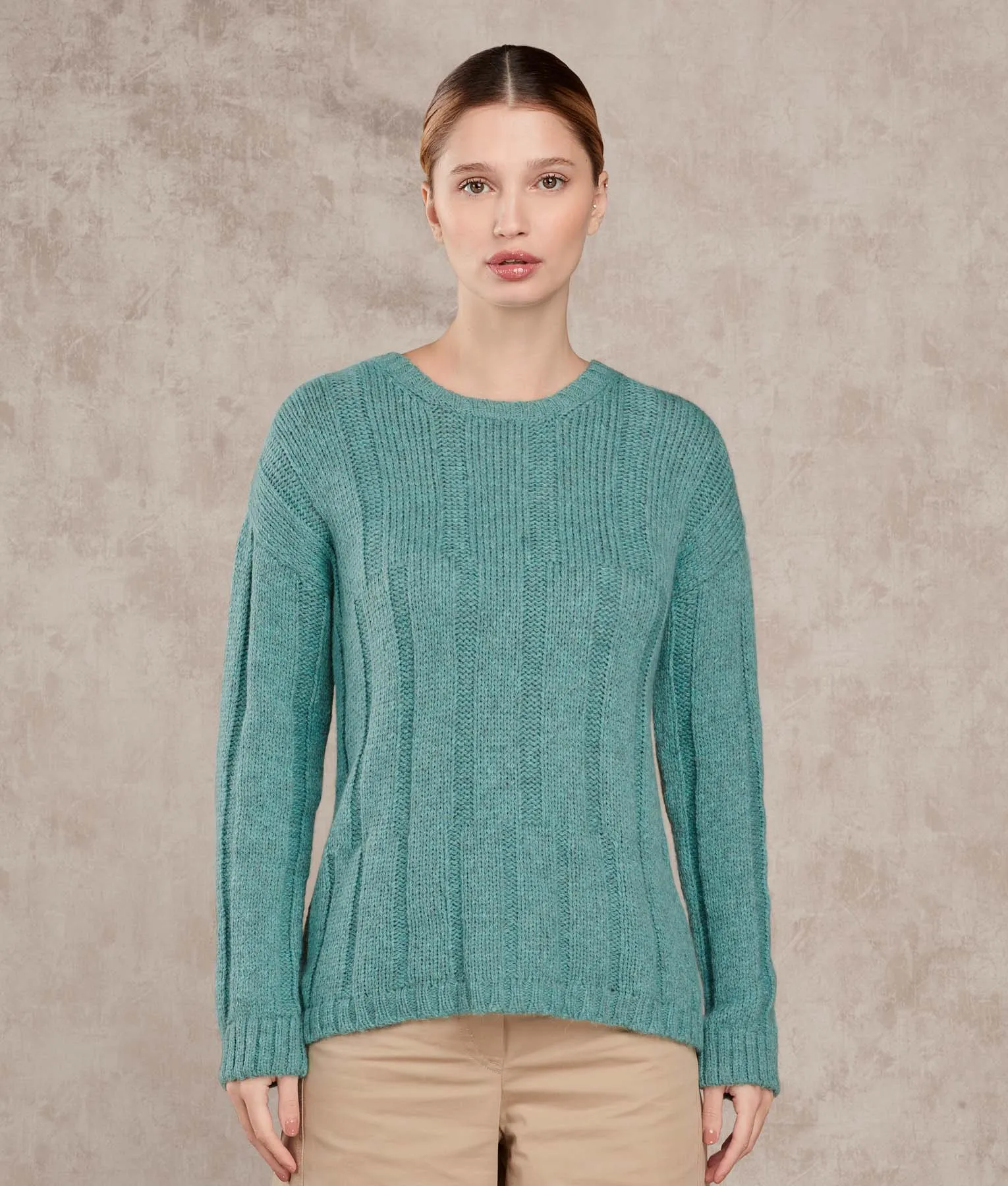 Ribbed Long Sweater