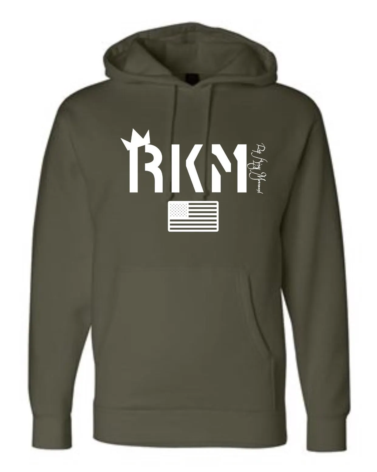 RKM SIGNATURE SERIES HOODIE - OLIVE GREEN