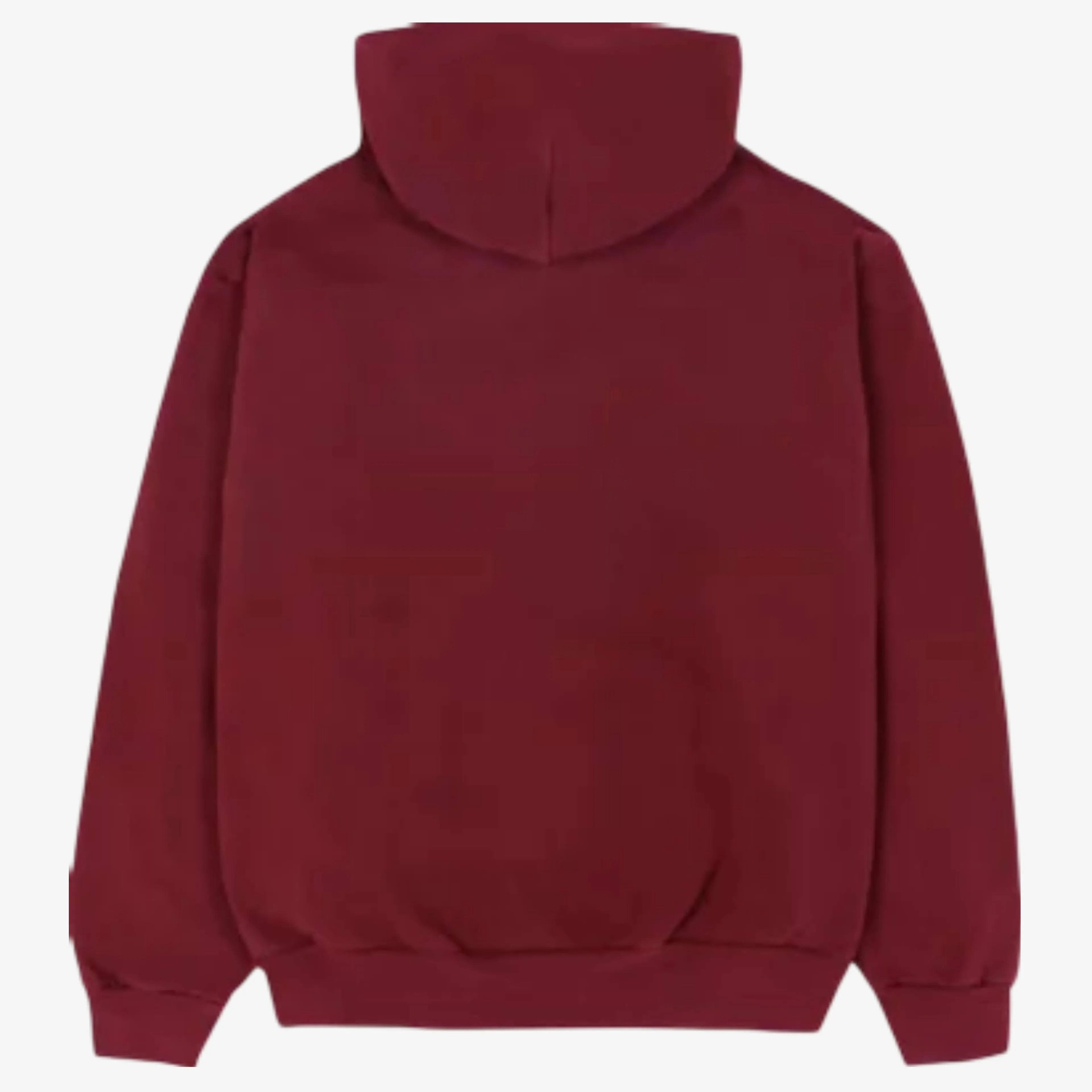 Sp5der 'Sp5 Web' Pullover Hoodie Maroon / Gold FW22